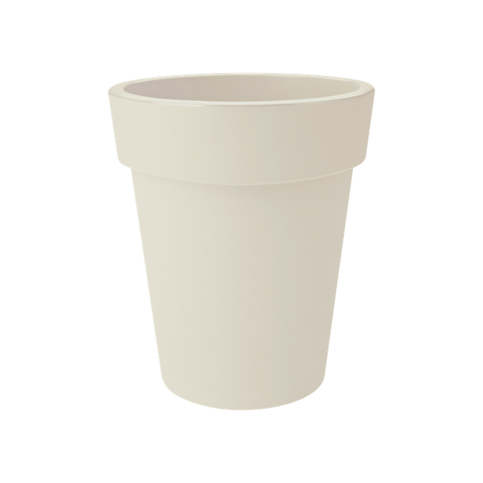 green basics top planter high 35cm cotton white